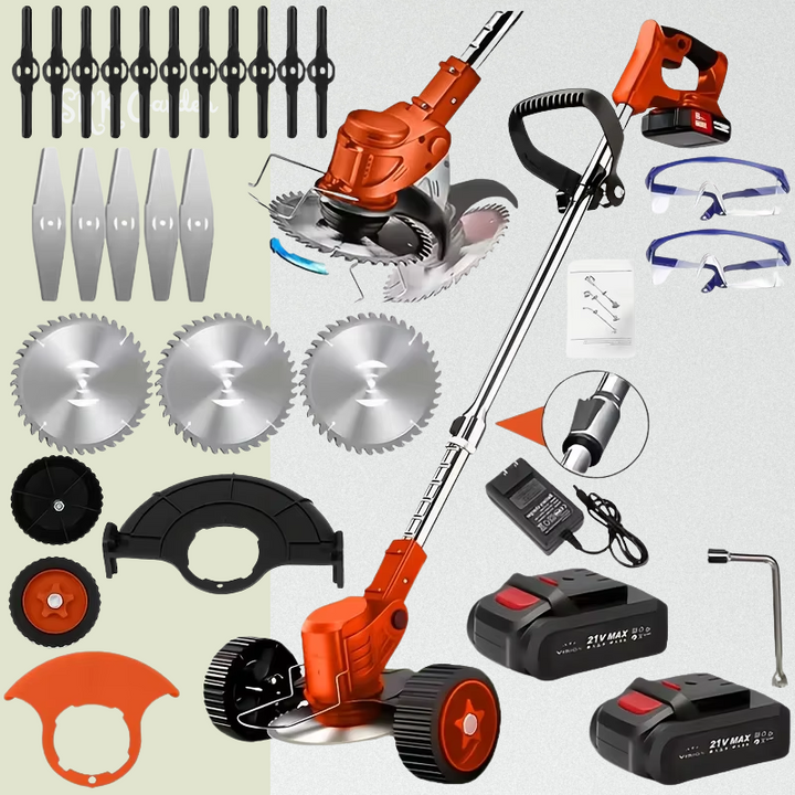 New model for 2025 Cordless Lawn | Trimmer Mower Brush Cutter Weed Cutter for Garden and Yard Lawn