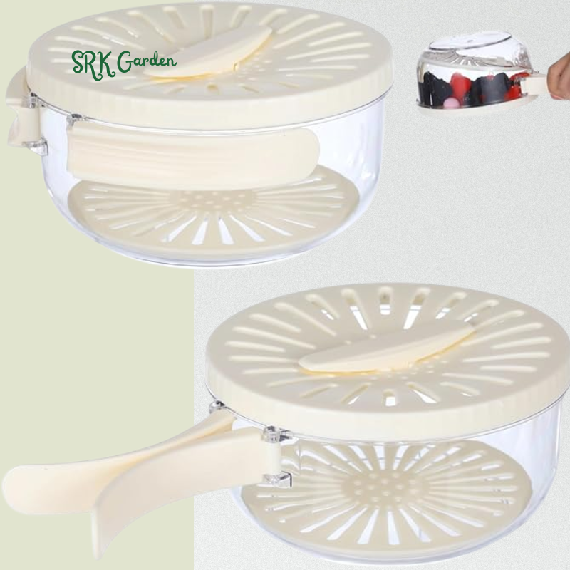 Multifunctional Fruit Washing Bowl with Strainer