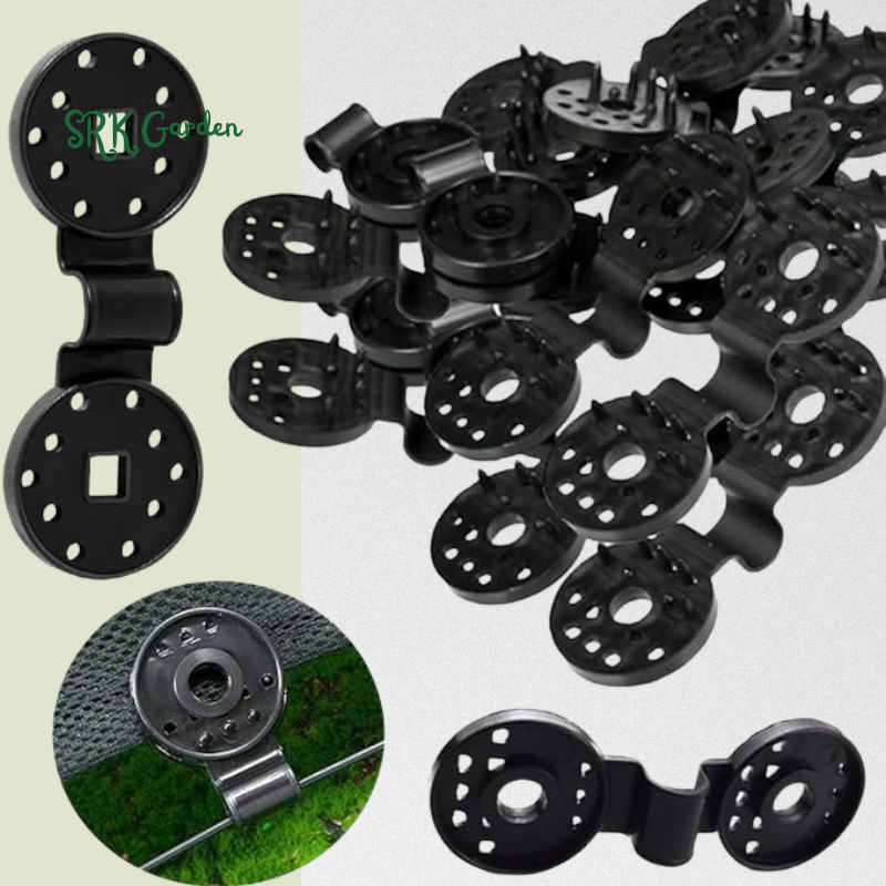 Heavy Duty Lock Grip Plastic Clips Greenhouse Shade Cloth Fix Clamp Tarp Clips Fence Fabric Clips for Garden Netting | 50 PCS