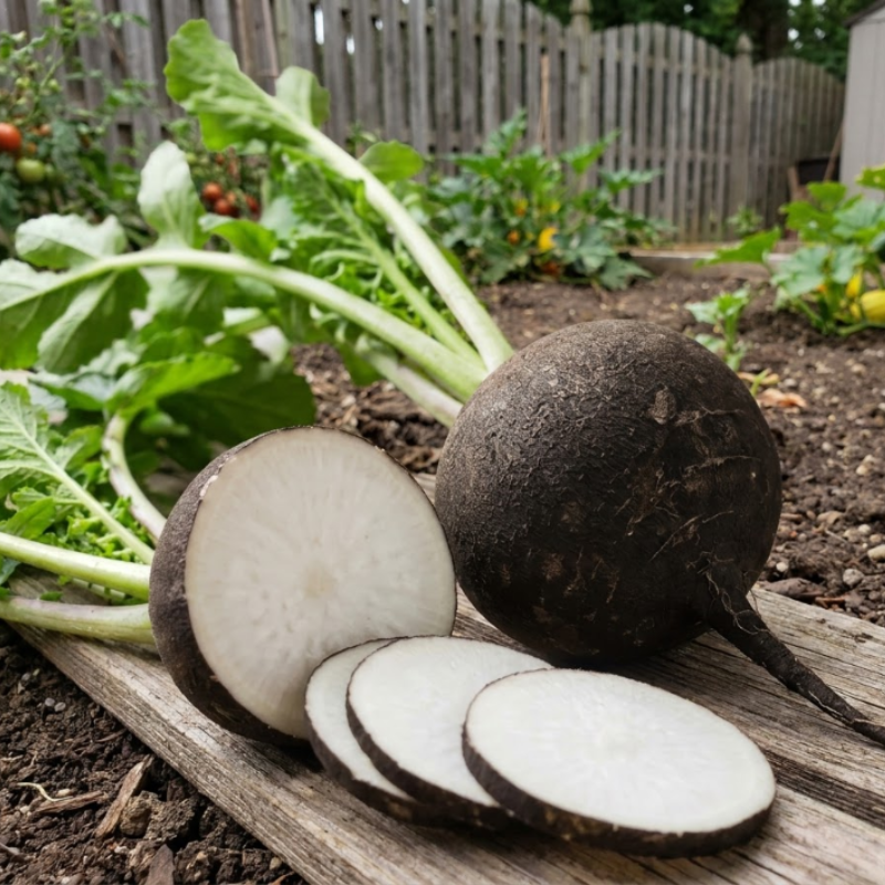 250+ Black Spanish Round Radish