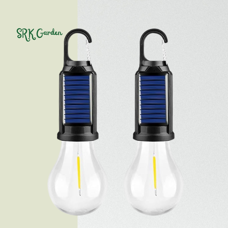 Solar Rechargeable Hooked Camping Light Outdoor