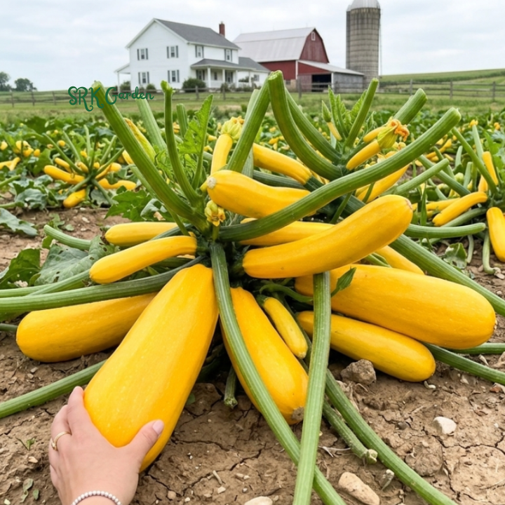 50+ Prolific Straightneck Summer Squash Seeds