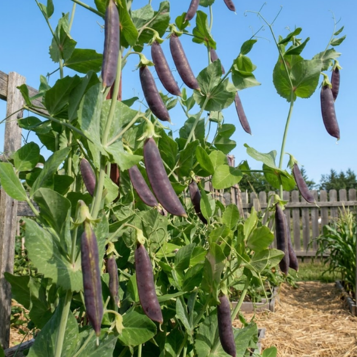 Purple & Green Snap Pea Seeds – Sugar Magnolia & Super Sugar Snap