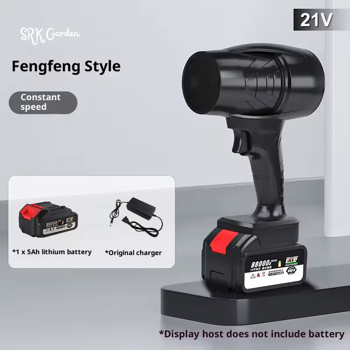 Big Storm Turbine Fan, Rechargeable Lithium Battery Storm Machine,Blowing Force,Max. Speed 35000r/Min