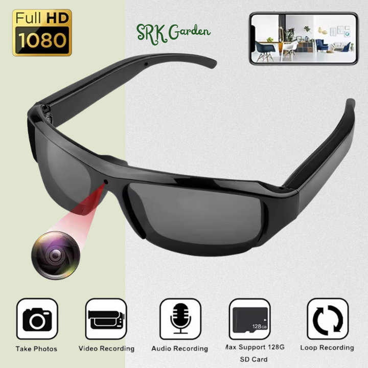 Glasses Camera HD 1080P Video Take Photo Outdoor Video Recorder Cycling