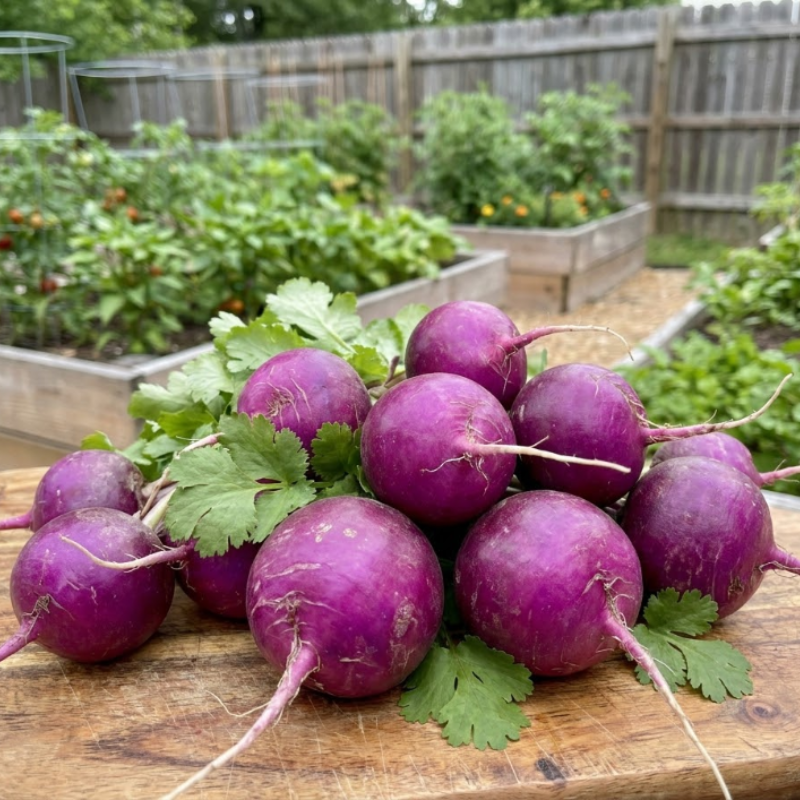Colorful Radish Seeds – Purple Plum & Watermelon Radish