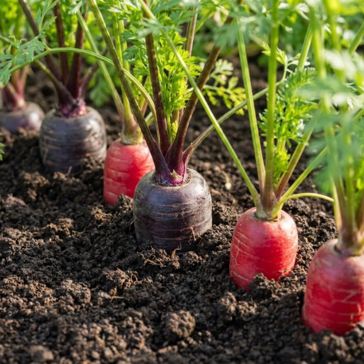 Red & Black Carrot Seeds – Atomic Red & Black Nebula