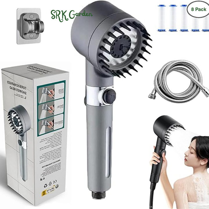 Marvulur Showerhead, Drops Shower Head High Pressure, Filtered Showerhead