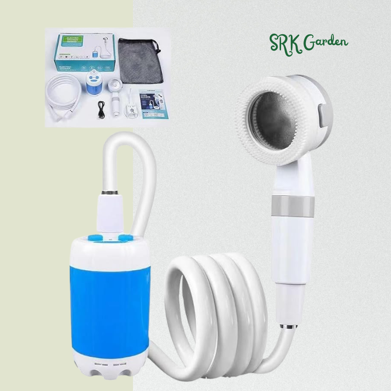 Camping Shower Pump - Rechargeable Outdoor Shower Head Sprayer