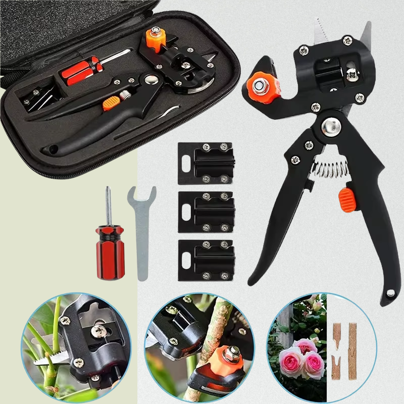 Grafting Pruner Garden Grafting Tool Professional Branch Cutter Secateur Pruning Plant Shears Boxes Fruit Tree Grafting Scissor