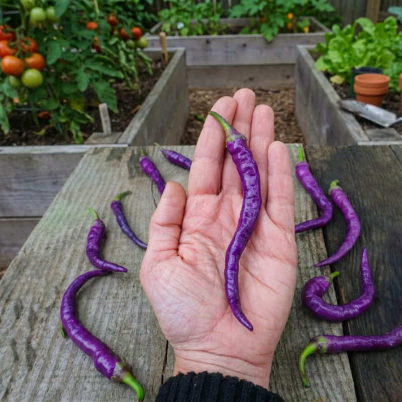 Hot Pepper Seeds – Cayenne Long Slim & Buena Mulata Peppers, Spicy Chili Pepper Seeds