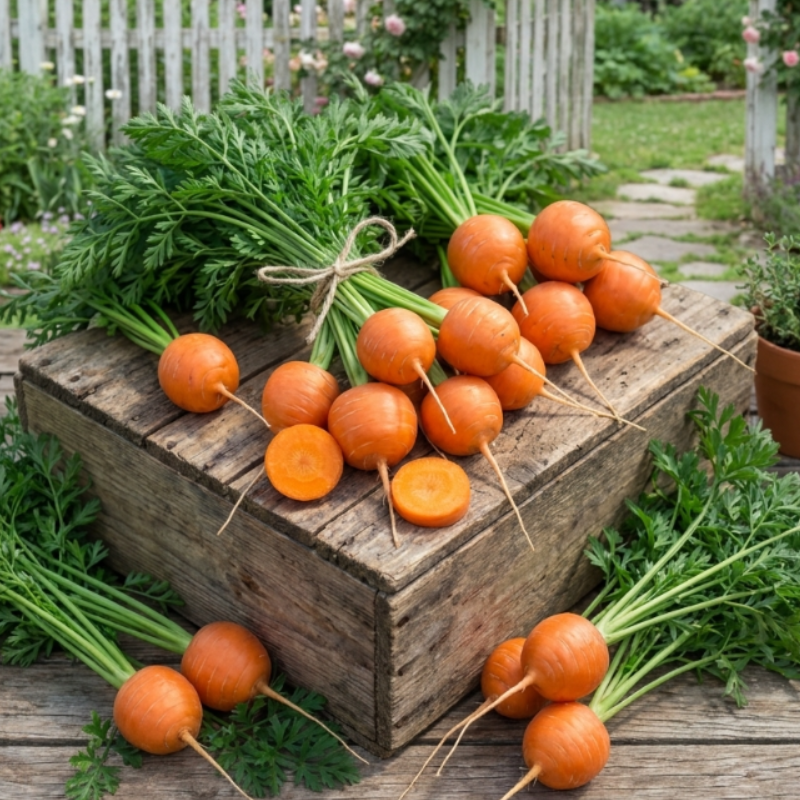 250+ Organic Parisian Carrot Seeds