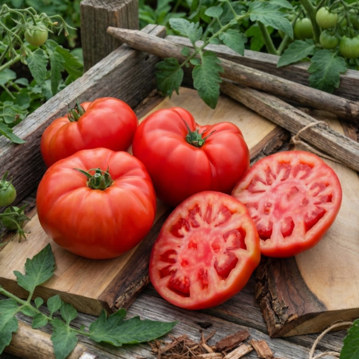 Heirloom Beefsteak Tomato Seeds – Beefsteak, Brandywine Red & Mortgage Lifter