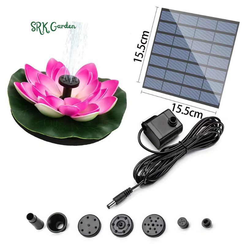 Solar Bird Bath Fountains Pump | Fountain with 6 Nozzle