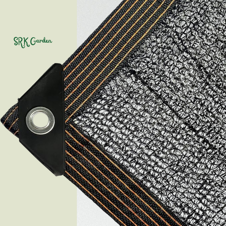 Black Shade Cloth, 10 x 20 FT Durable Mesh Tarp with Grommets, Garden Sunblock Shade Cloth