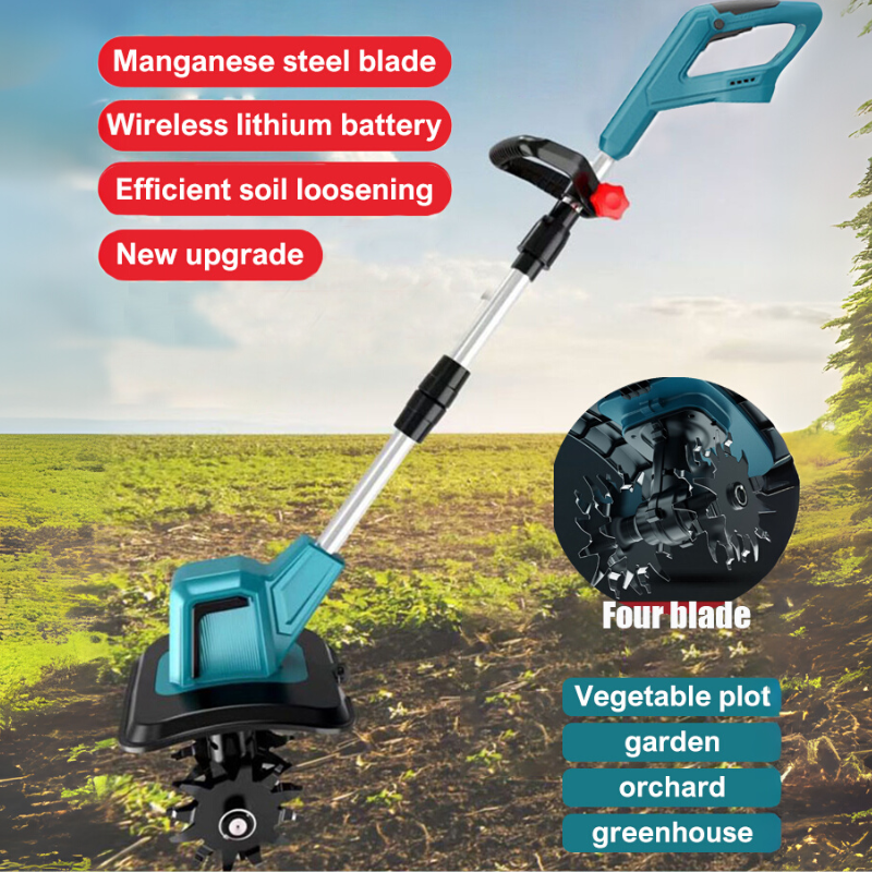 Soil Loosening Machine, Micro Tillage Machine, Agricultural Soil Turning Machine, Household Electric Hoe Excavator for Farmland