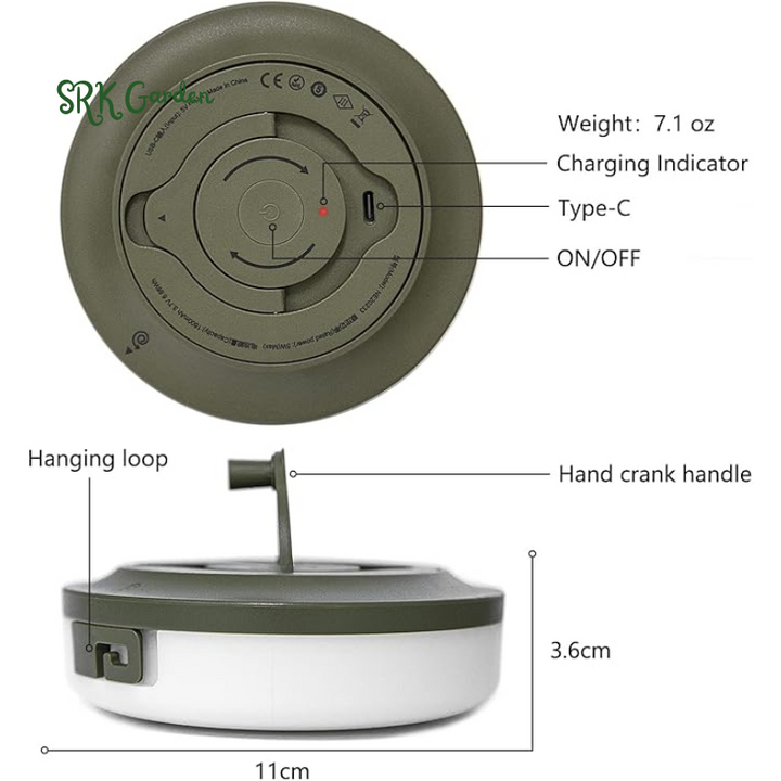 Camping Lights String 5 Lighting Modes, Quick 30s Recovery, Durable and Waterproof