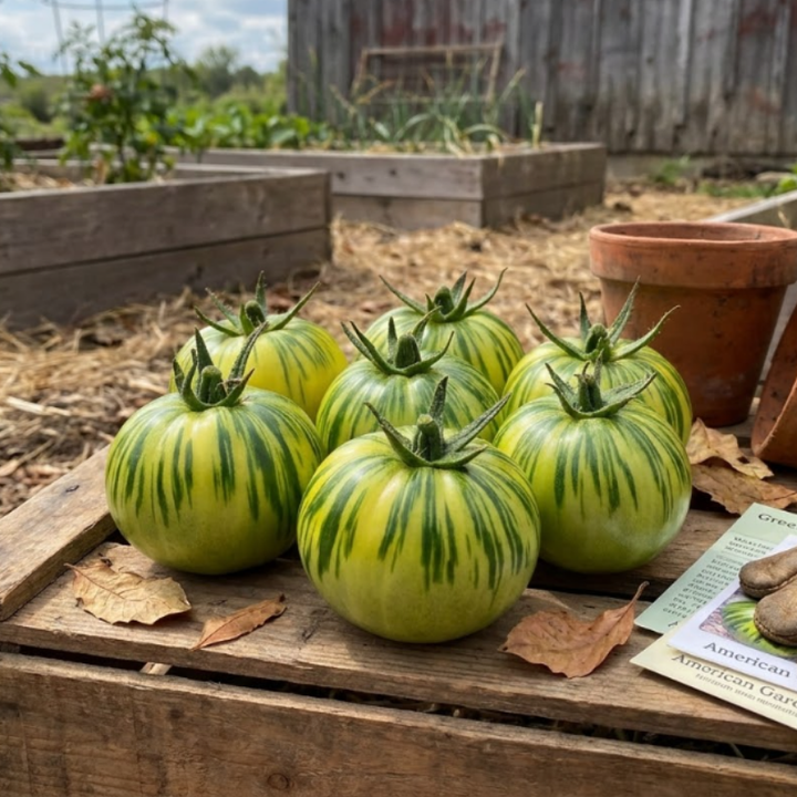 30+ Green Zebra Tomato Seeds