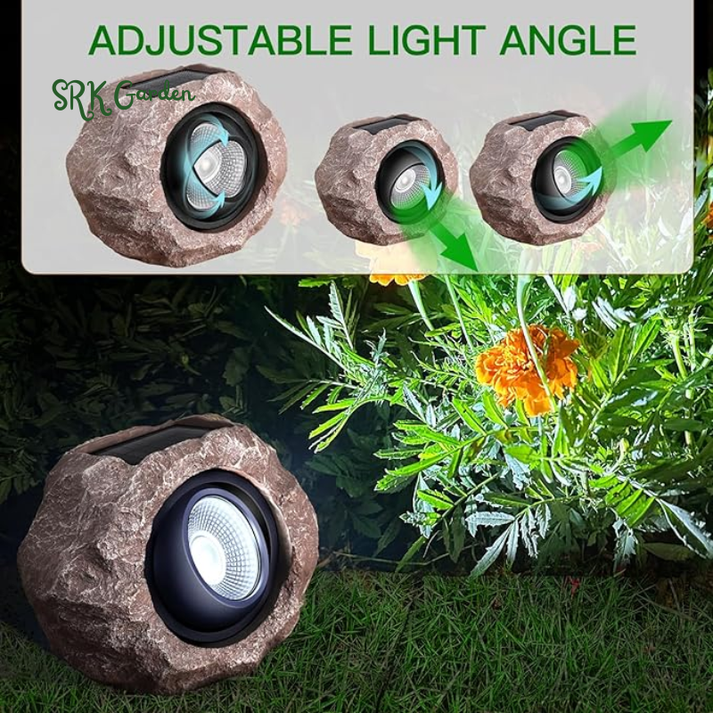 Timeflies Solar Spot Lights - Outdoor, Solar Powered Garden Lights for Paths, Sidewalks, Yards, Landscapes, Patios