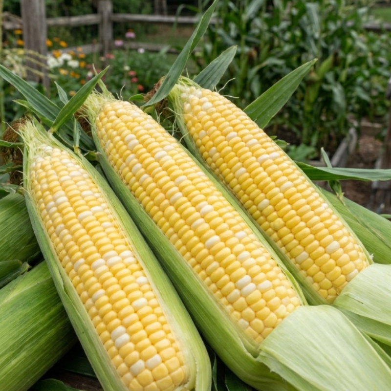 30+ Peaches & Cream Sweet Corn Seeds