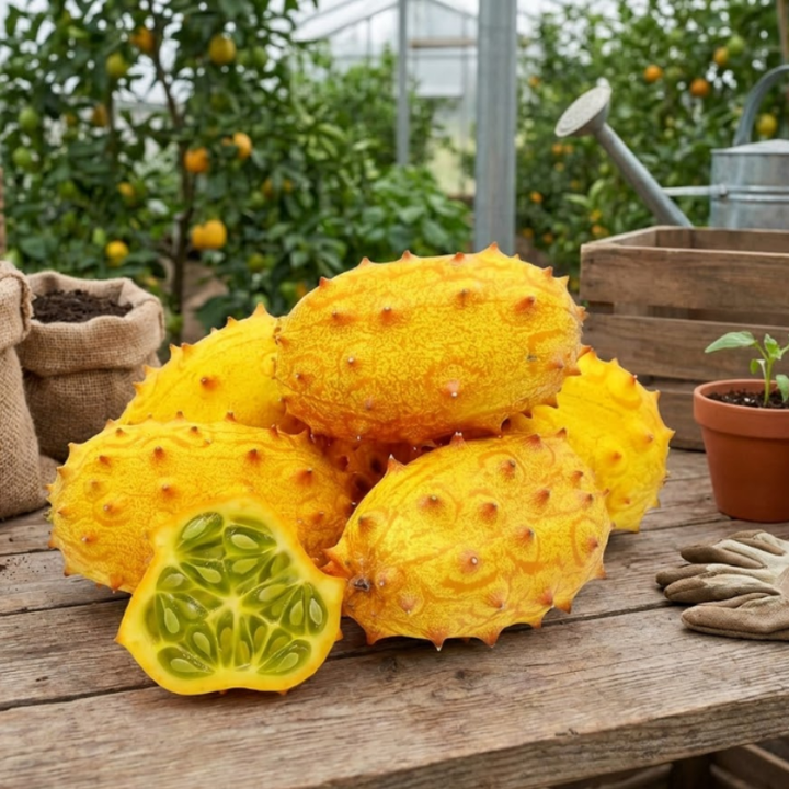 Horned Melon Fruit Seeds for Planting | Cucumis Seed,  Non-GMO Heirloom