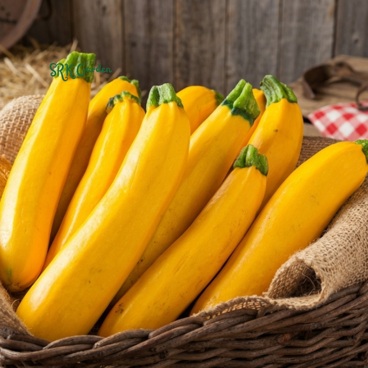 25+ Golden Zucchini Summer Squash Seeds