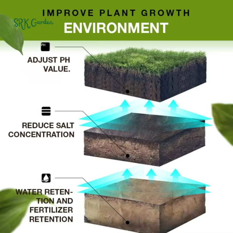 Soil Activation Treasure Mineral Source Potassium Fulvicate Improves Soil Regulates Acid-Alkaline