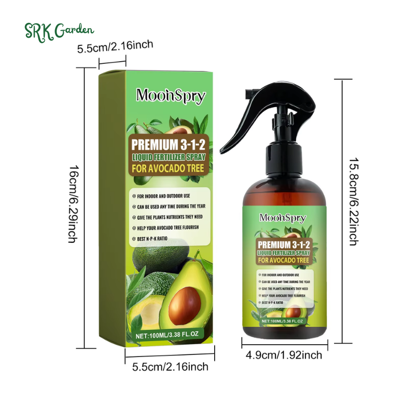 Avocado Tree Fertilizer Vital Health Food Nutrient Gardening Blend Fertilizer Leaf Growth Supplement Plant Liquid Organic Spray