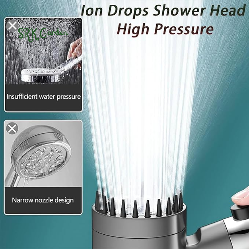 Marvulur Showerhead, Drops Shower Head High Pressure, Filtered Showerhead