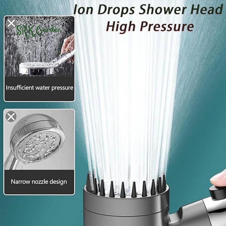 Marvulur Showerhead, Drops Shower Head High Pressure, Filtered Showerhead