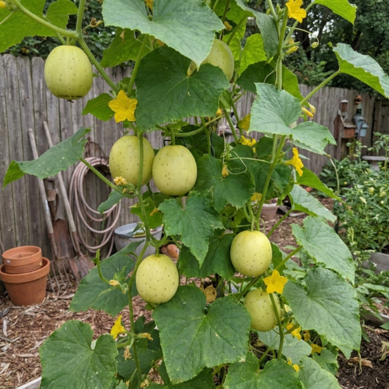 30+ Lemon Cucumber Seeds, Cucumis sativus