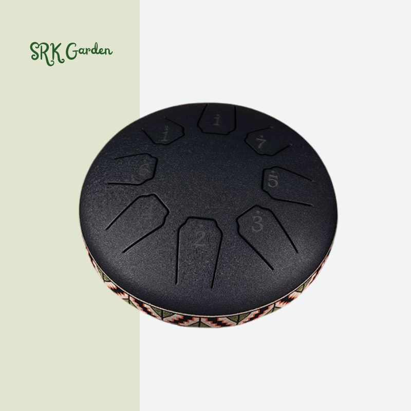 Steel Tongue Rain Drum , Waterproof for Outside, Mini Hand Yard Rhythm for Outdoor Garden Symphony