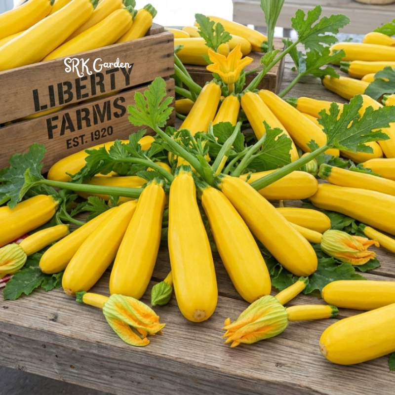 25+ Golden Zucchini Summer Squash Seeds
