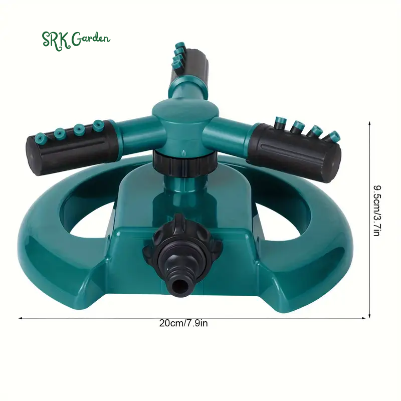 Three Arm 360 Degree Rotating Lawn Sprinkler, Garden Watering And Irrigation Tool