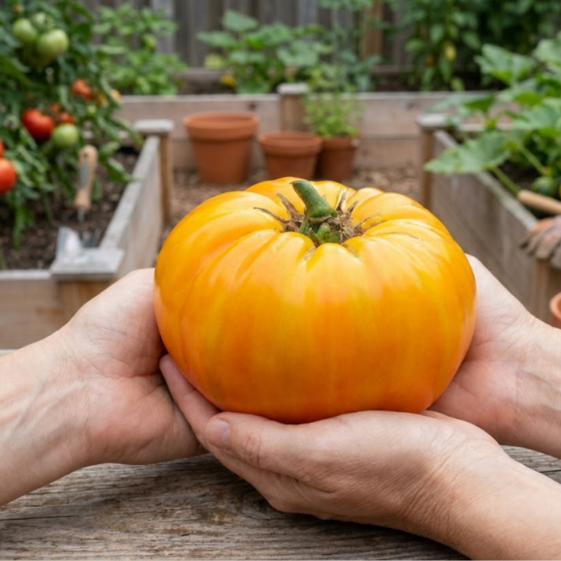 Golden Tomato Seed Duo – Amana Orange & Pineapple.