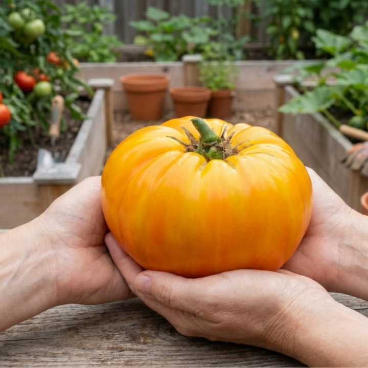 Golden Tomato Seed Duo – Amana Orange & Pineapple.