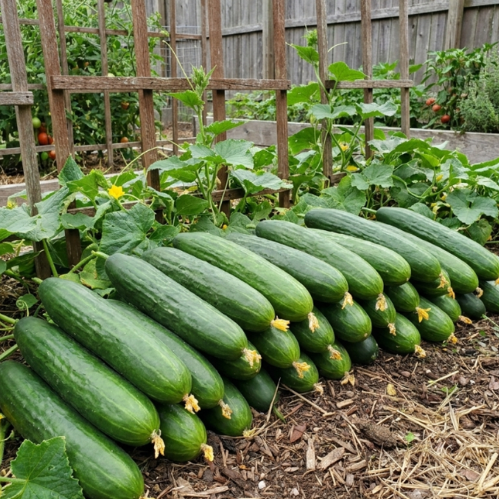 50+ Tendergreen Burpless Cucumber Seeds