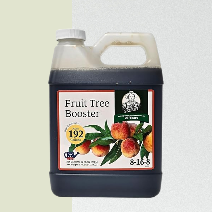 Fruit Tree Booster Fertilizer - Super Concentrated and Phosphorus Rich - Formulated for All Fruit Trees Including Peach, Banana, and Apple