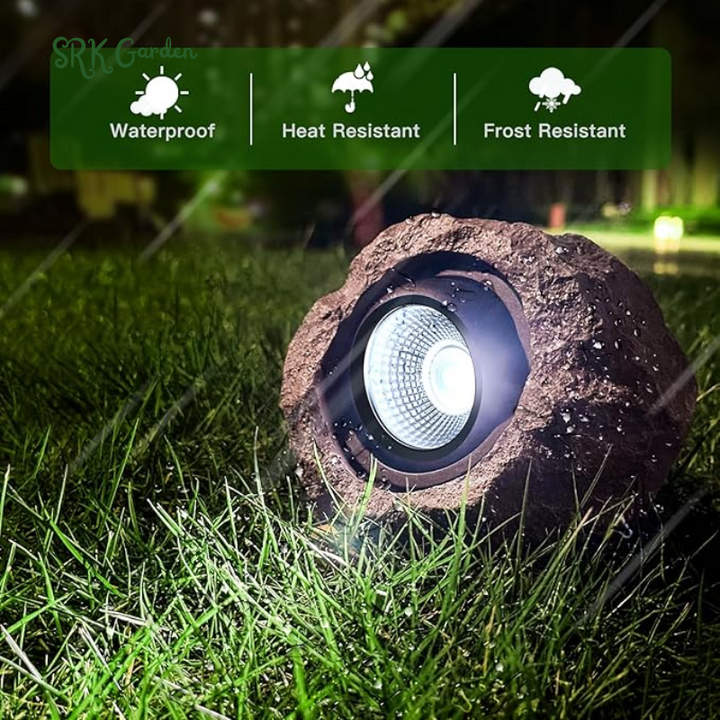 Timeflies Solar Spot Lights - Outdoor, Solar Powered Garden Lights for Paths, Sidewalks, Yards, Landscapes, Patios