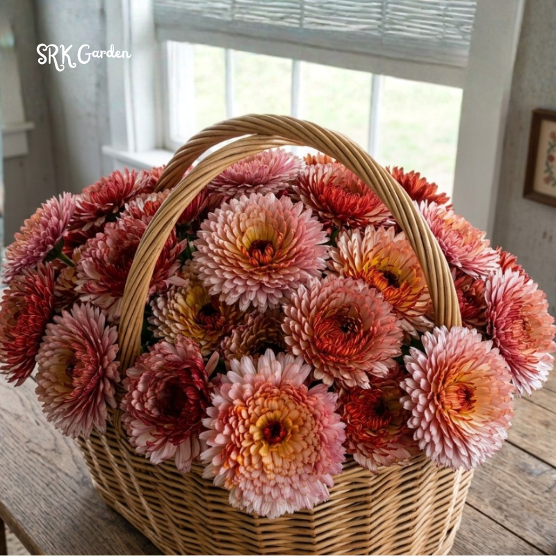 Strawberry Blonde Calendula Seeds Organic 25 Seeds