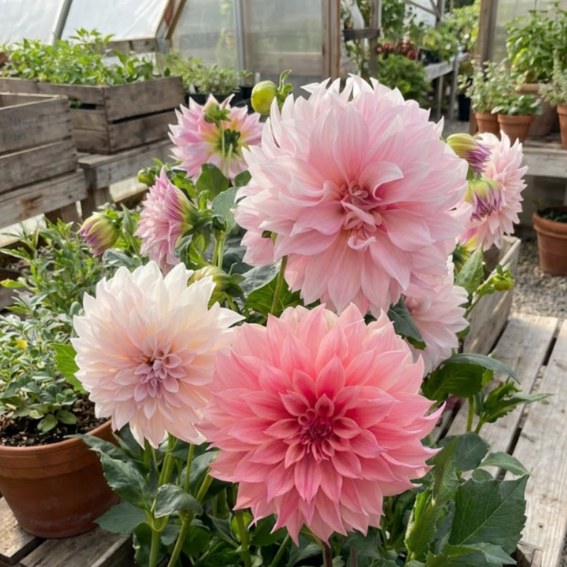 Mix 100+ Seeds - Dahlia Labyrinth Flower Seeds, Exotic