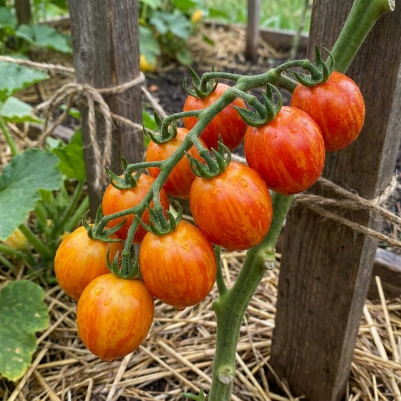 Sunshine Cherry Tomato Seeds – Tropical Sunset, Yellow Gooseberry & White Cherry