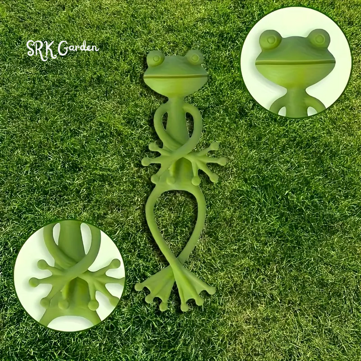 Frog Plant Stands, Cute Frog Flower Pots That Embrace Plants with Climbing Support Clips