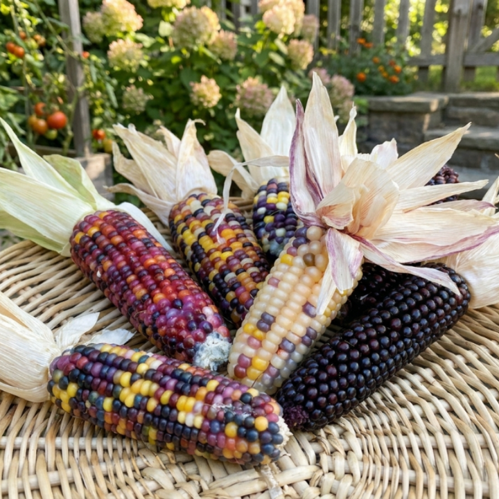 20+ Glass Gem Corn Seeds, Ornamental Corn