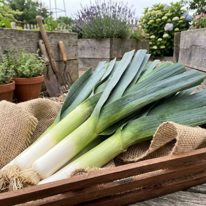 200+ American Flag Leek Seeds