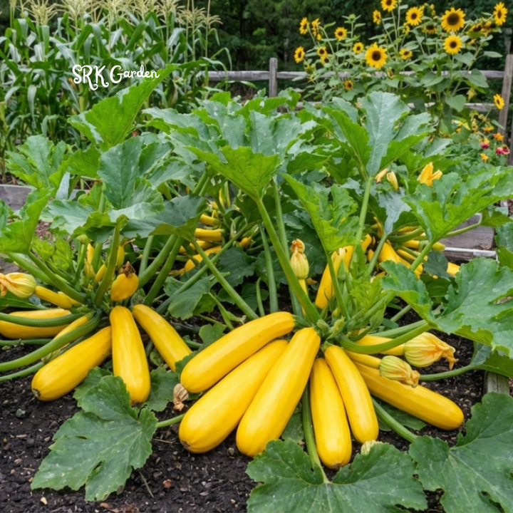 50+ Prolific Straightneck Summer Squash Seeds