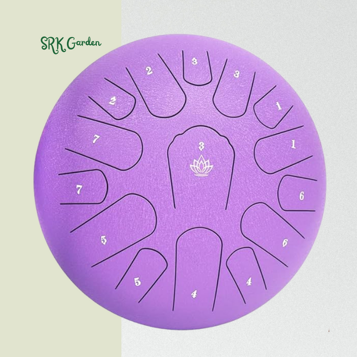Steel Tongue Rain Drum , Waterproof for Outside, Mini Hand Yard Rhythm for Outdoor Garden Symphony
