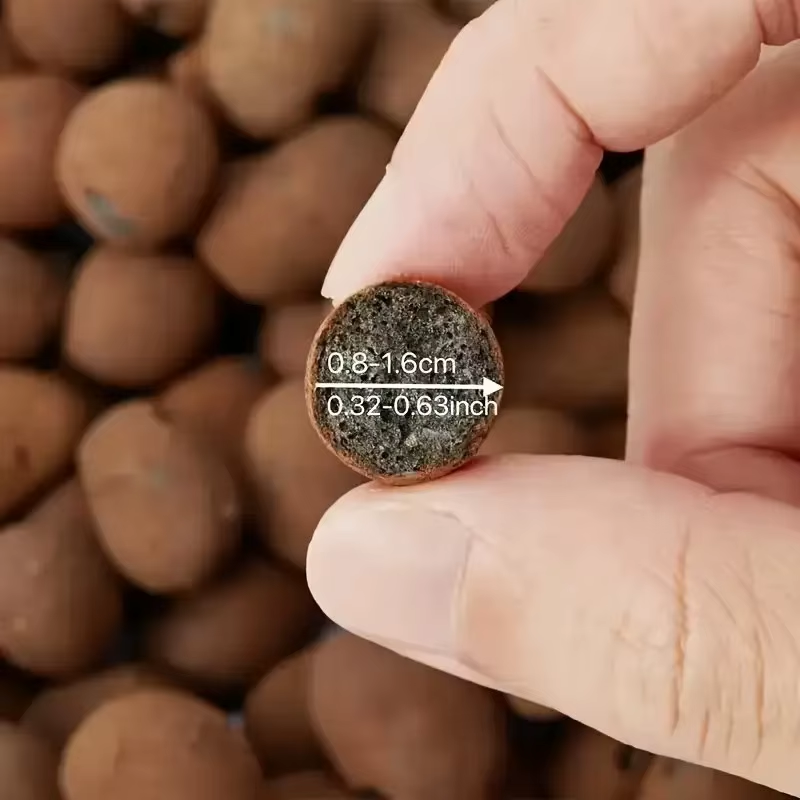 Reusable Hydroponic Clay Pebbles Natural For Gardening