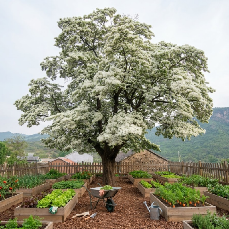 Fall Willow Flower Live Plant – 8–16 Inches Tall | White Flowering Perennial Shrub