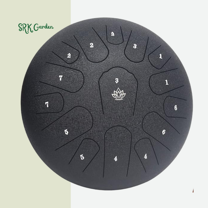 Steel Tongue Rain Drum , Waterproof for Outside, Mini Hand Yard Rhythm for Outdoor Garden Symphony